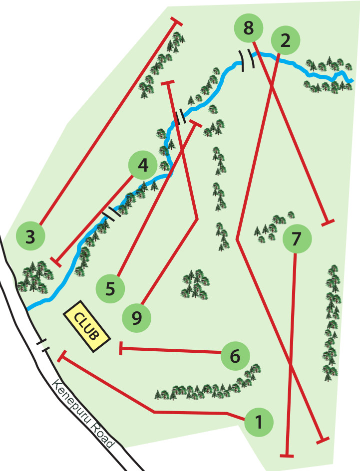 Nopera Golf Course layout